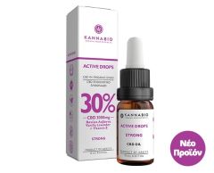 Kannabio Active Drops CBD 30% Isolate (3000mg 10ml) THC Free, 10ml - It contributes to restoration and tranquility, offers you physical and mental recovery
