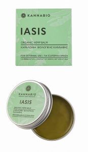 Kannabio Iasis Organic Hemp Balm 30ml - Ανακουφίζει από εκζέματα, εξανθήματα και δερματικούς ερεθισμούς