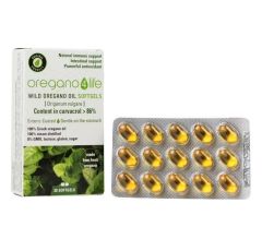 Oregano 4 Life Wild oregano oil softgel caps 30.caps - Dietary Supplement with Oregano Essential Oil 30 Softgels