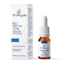 Tikun Night Time 10% CBD & CBN 750mg/250mg 10ml - Υπογλώσσιες Σταγόνες
