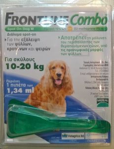 Frontline Solution Combo Spot on 1,34ml 1piece - To eliminate fleas, ticks and lice 