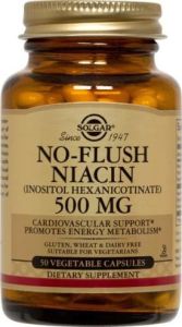 Solgar No-Flush Niacin (Βιταμίνη Β3) 500mg