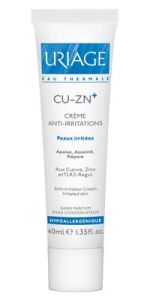 Uriage CU-ZN+ Anti irritation cream - Καταπραϋντικό γαλάκτωμα για ερεθισμένα & ξηρά δέρματα
