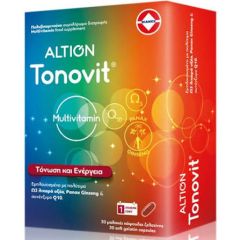Vianex S.A Altion Tonovit multivitamin 30caps - Ολοκληρωμένο πολυβιταμινούχο συμπλήρωμα διατροφής