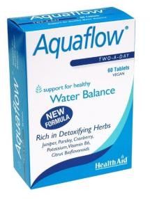 Health Aid Aquaflow 60veg.tabs - Φυτικό διουρητικό για την αποβολή των τοξινών