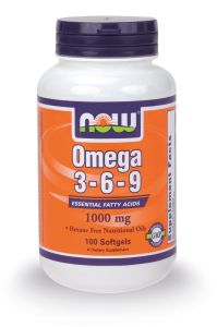 Now Omega 3-6-9 1000mg 100softgels - Omega 3-6-9 fatty acids
