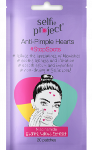 Inoplus Selfie Project Anti-Pimple Hearts 20.patches - treatment that reduces the appearance of pimples