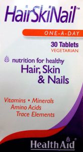 Health Aid HairSkinNail (Hair Skin Nail) formula 30tabs - For healthy skin, nails, hair