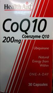 Health Aid CoQ10 200mg - Συνένζυμο Q10 Απελευθερώνει ενέργεια αντιοξειδωτικό