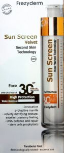 Frezyderm Sun Screen Velvet SPF30 50ml - Αντηλιακή προστασία από όλο το εύρος του ηλιακού φάσματος