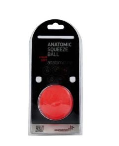 Anatomic Line Squeeze Ball (6104 / R) Firm 1.piece - Exercise ball red