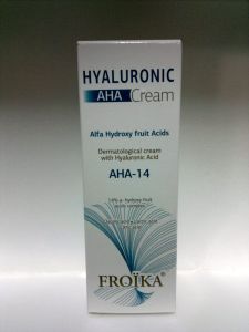 Froika Hyaluronic AHA-14 Cream - Natural exfoliating cream with a-Hydroxy Fruit acids