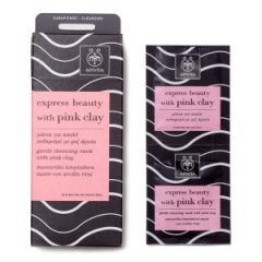 Express beauty Μάσκα για απαλό καθαρισμό με ρόζ άργιλο