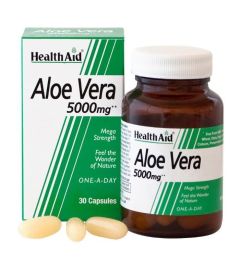 Health Aid Aloe Vera 5000mg 30caps - The benefits of aloe in a capsule