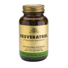 Solgar Resveratrol (Polygonum Cuspidatum) 100mg 60veg.capsules - Αντιοξειδωτικό με προστατευτική δράση στο καρδιαγγειακό σύστημα