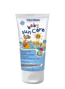 Frezyderm Baby Sun Care SPF25 100ml - Sunscreen lotion for face and body, water resistant