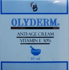 Olyderm Anti-age cream Vitamin E 30% - Αντιοξειδωτική κρέμα προσώπου με βιταμίνη Ε