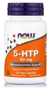 Now 5-HTP 50mg 30.veg.caps - αποτελεί μία φυτική πηγή αμινοξέος
