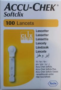Roche Accu-Chek Softclix 100 Lancets (Accuchek) - Lancets 100 pcs