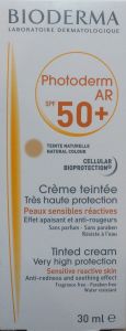 Bioderma Photoderm AR SPF50+ Creme Teintee 30ml - Αντηλιακή κρέμα με χρώμα πολύ υψηλής προστασίας