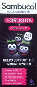 PharmaCare Europe Sambucol Black Elderberry sirup 120ml - Helps support the immune system