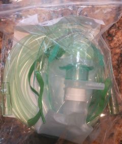 Teleflex Medical Nonrebreathing Mask Adults - Oxygen mask with reservoir bag