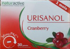 Naturactive Urisanol Cranberry 30caps - Εκχυλισμα κραμπερυ για τις ουρολοιμώξεις