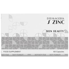 Dermageria S Zinc Skin Beauty 60.caps - Συμπλήρωμα διατροφής με ψευδάργυρο, σχεδιασμένο για υγιή επιδερμίδα, μαλλιά και νύχια