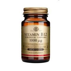 Solgar Vitamin B12 1000μg 100sub.nuggets Methylcobalamin - Βιταμίνη Β12 σε μορφή υπογλώσσιου δισκίου