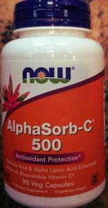 Now AlphaSorb 500 90 veg.caps - Συμπλήρωμα βιταμίνης C ιδανικό και για χορτοφάγους