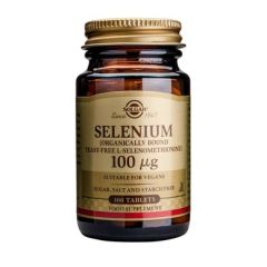 Solgar Selenium 100μg 100tabs - ουδετεροποιεί τις ελεύθερες ρίζες