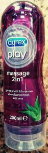 Durex Massage 2 in 1 lubricating gel 200ml - Massage gel & lubricant with aloe vera