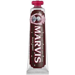 Marvis Black Forest Mint toothpaste 75ml - A fresh mint base combines with the fruity and sweet notes of cherries.