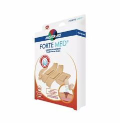 Master Aid Forte Med Tough plaster strips 40.strips - Durable pad ideal for minor injuries: cuts, bites, abrasions