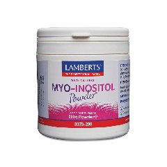 Lamberts Myo-Inositol Powder 200gr - 100% φυσική μυοϊνοσιτόλη