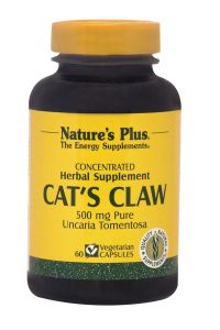 Nature's Plus Cat's Claw 500mg 60vcaps - αυθεντικού άγριου cat’s claw (Uncaria tomentosa)
