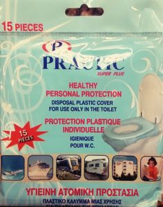 Binis Practic Super Plus Disposal Plastic cover 15pcs - Πλαστικό κάλυμμα μιας χρήσης για τουαλέτα