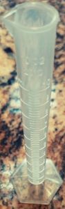 Plastic Volumetric cylinder 10ml 1piece - Πλαστικός Ογκομετρικός κύλινδρος 