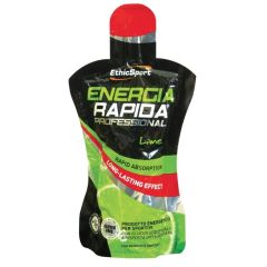 EthicSport Energia Rapida Professional ( Lime) 50ml - with sequential carbohydrates, caffeine and potassium