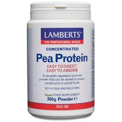 Lamberts Pea Protein easy to digest easy to absorb 360gr - προϊόν πρωτεΐνης από μπιζέλια