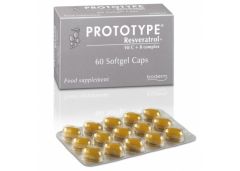 Boderm Prototype Softgel caps Resveratrol 60caps - φυσική ρεσβερατρόλη (ευεργετικό συστατικό του κόκκινου κρασιού) 