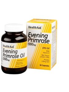 Health Aid Evening Primrose oil 1300mg 30caps - rich natural source of Gamma Linolenic Acid (GLA)