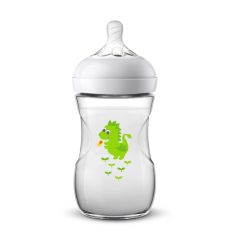 Philips Avent Natural Baby plastic (No BPA) bottle 260ml - The Natural bottle with the extra soft nipple closely resembles the breast