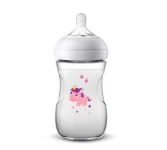Philips Avent Natural Baby plastic (No BPA) bottle 260ml - Το μπιμπερό Natural με την εξαιρετικά μαλακή θηλή προσομοιάζει πολύ το στήθος