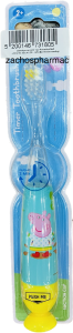 Karsten Peppa Timer Children's Toothbrush 2years+ 1.piece - Peppa children's toothbrush with light and suction cup