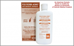 H & B Pharm Hellas Polysorb-6080 Antidandruff shampoo 100ml - Safely opposes dandruff & oiliness