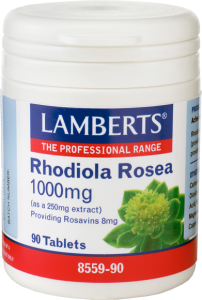 Lamberts  Rhodiola Rosea 1000mg 90tabs - Ισχυρό προσαρμοσιογόνο (Αυξάνει την αντοχή στο στρες)
