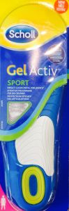 Scholl Gel Activ Sport Insoles For Women 1 Pair - Female Comfy Insoles For Sports