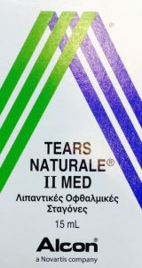 Alcon Tears Naturale II Med Lubricating eye col 15ml - Λιπαντικές οφθαλμικές σταγόνες