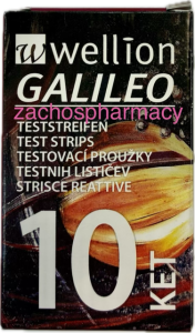 Wellion Galileo Ketone measuring strips 10.strips - Ταινίες Για Τον Ποσοτικό Προσδιορισμό Των Κετονών Στο Αίμα